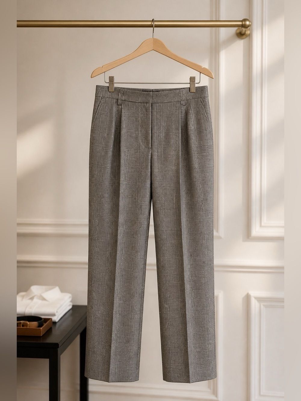 Dockers Gray Glen Plaid Dress Pants